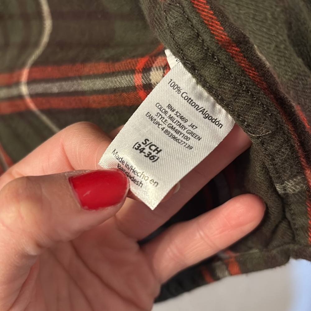 George Brown and Red Lightweight Plaid Shirt Jacket - Picture 4 of 5